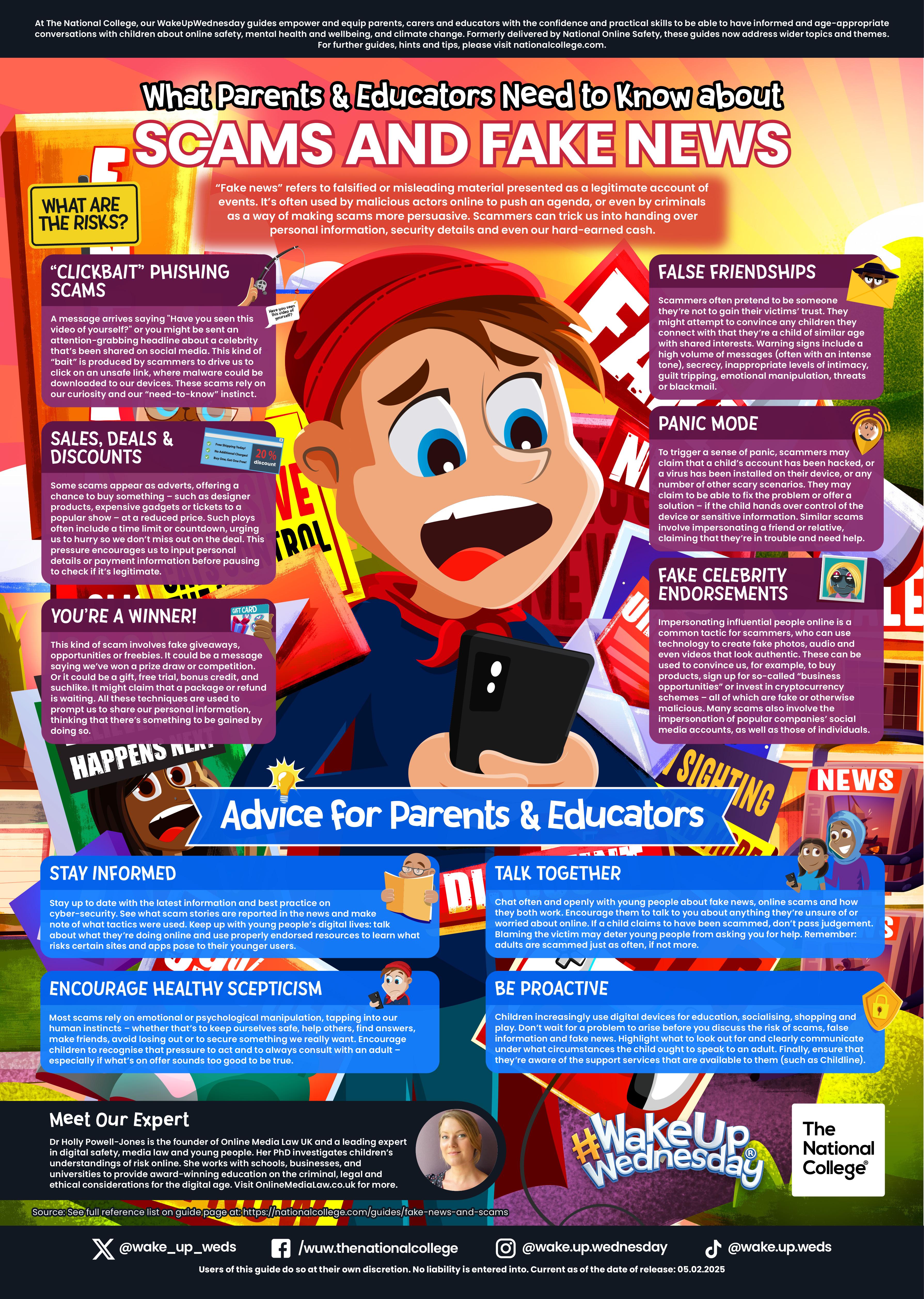 What Parents and Educators Need to Know About Fake News and Scams